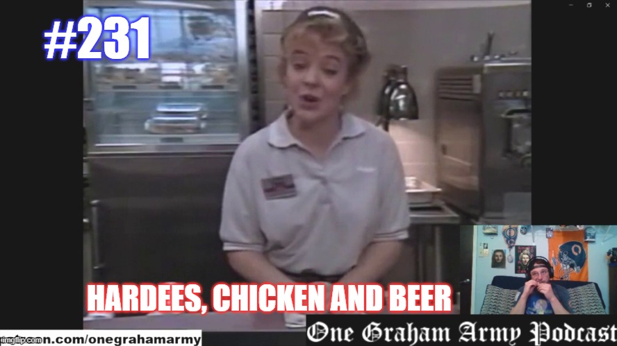 #231 – Hardee’s, Chicken and Beer LIVE! episode artwork